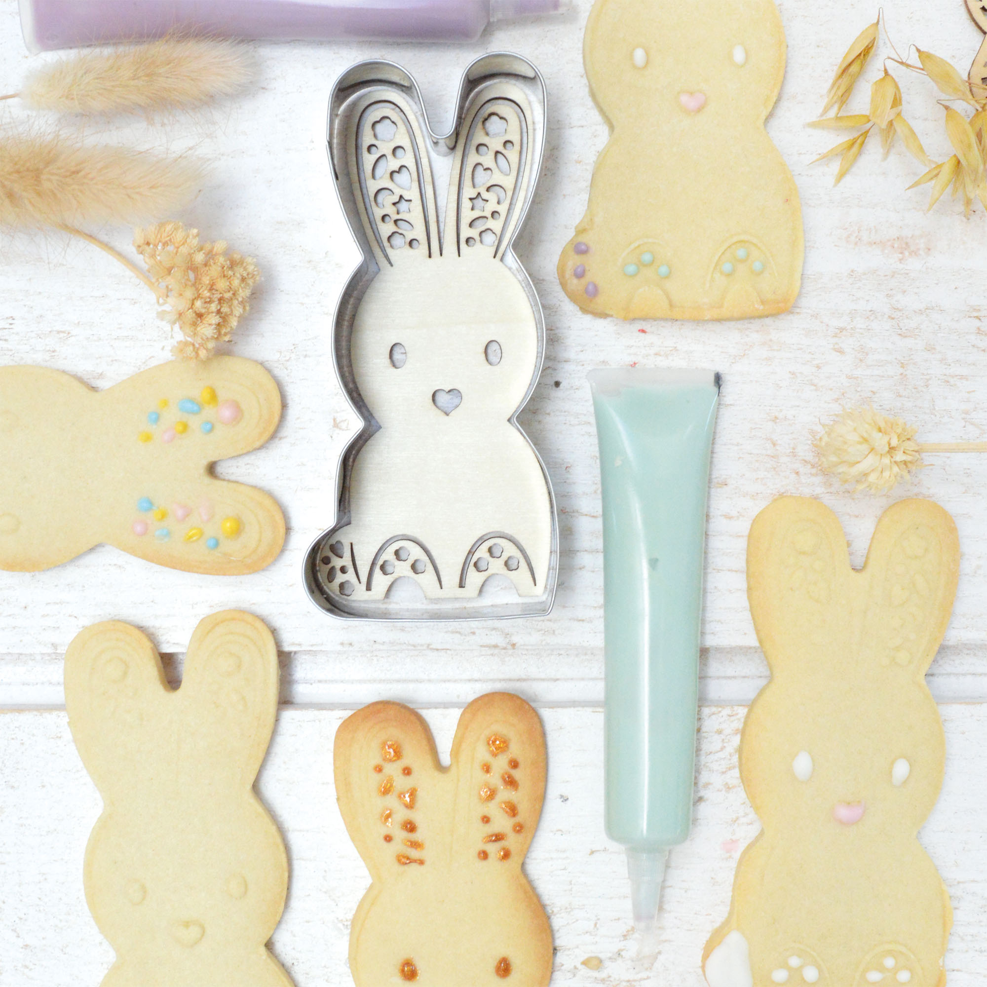 Biscuits en relief lapin